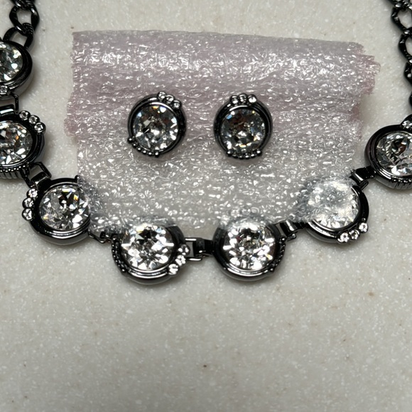 Silpada Glamour Necklace With Matching Earrings. Excellent Condition. - Picture 5 of 10